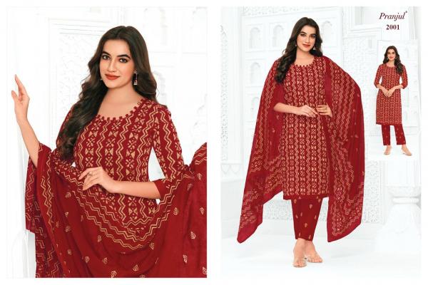 Pranjul Priyanka Vol 20 	Pure Cotton Dress Material